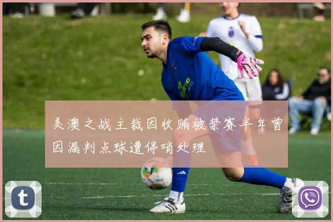 美澳之战主裁因收贿被禁赛半年曾因漏判点球遭停哨处理